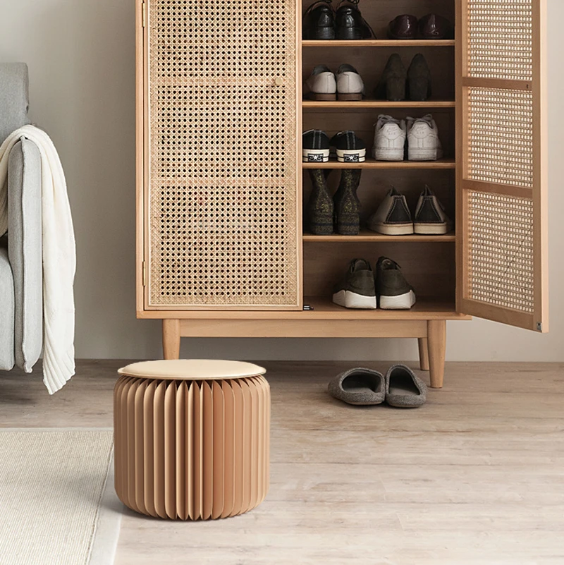 Складной переносной табурет 32x28 см оттоманка для ног пуф экономии места на