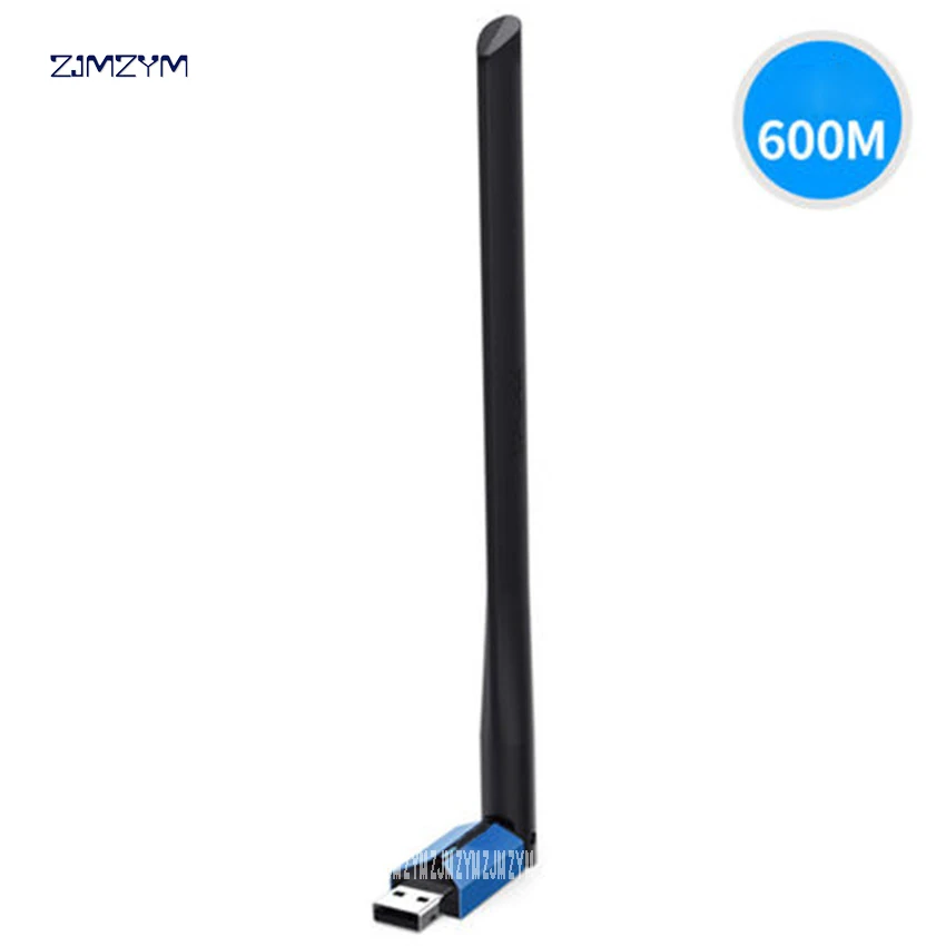 USB Wifi адаптер 600 Мбит/с двухдиапазонный с высоким коэффициентом усиления
