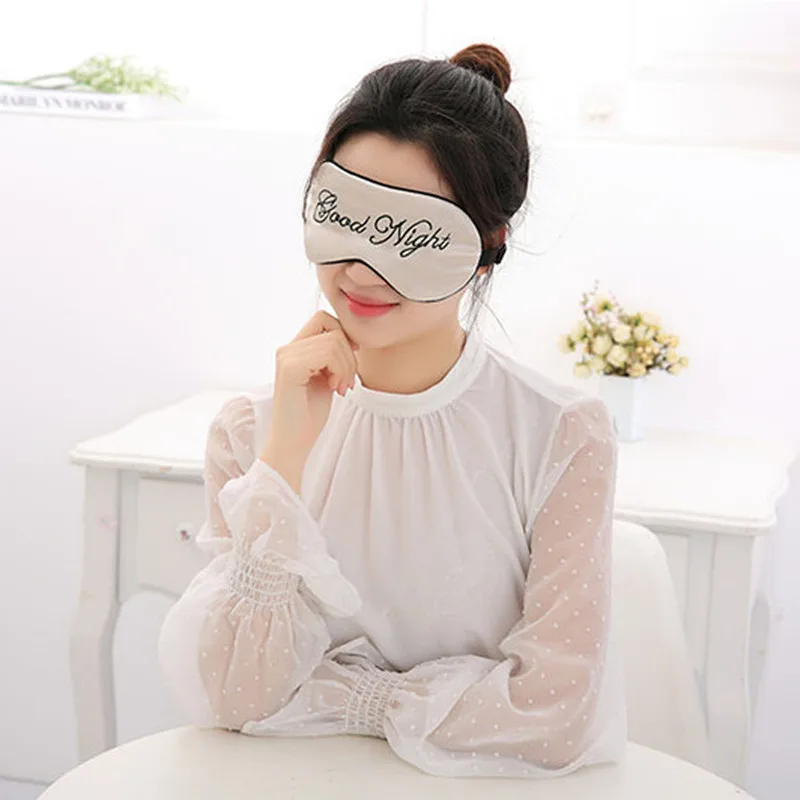 Маска для сна из натурального шелка мягкая портативная повязка на глаза мужчин и