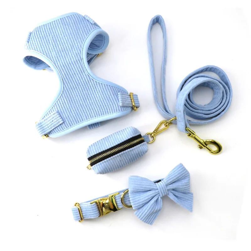 

5 шт., вельветовый поводок для собак и кошек