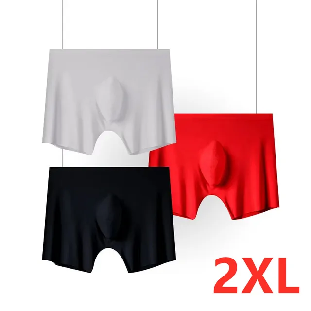 Трусы-боксеры Xiaomi Mijia мужские из вискозы, Бесшовные прозрачные  ультратонкие дышащие удобные трусы, нижнее белье, 3 шт. | AliExpress