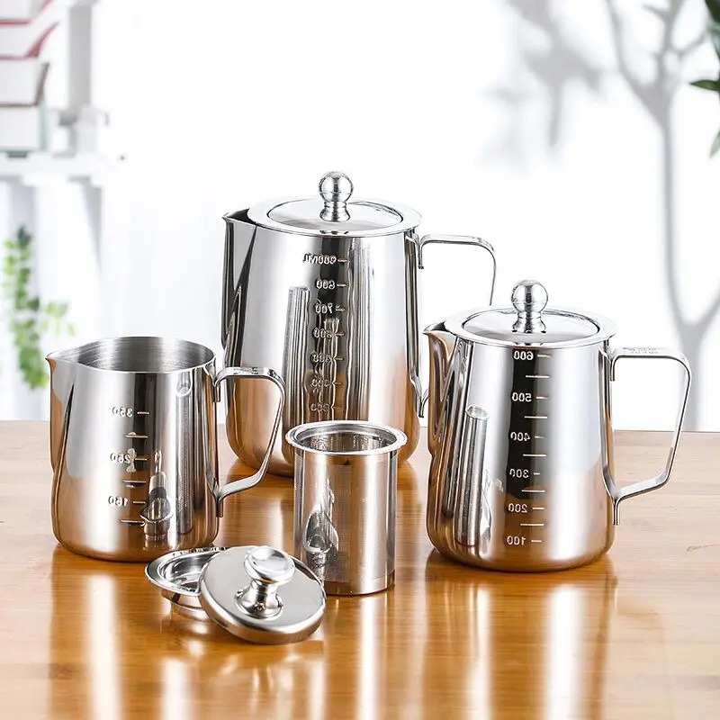 Кружка для измерения из нержавеющей стали кружка цветов чашка вспенивания