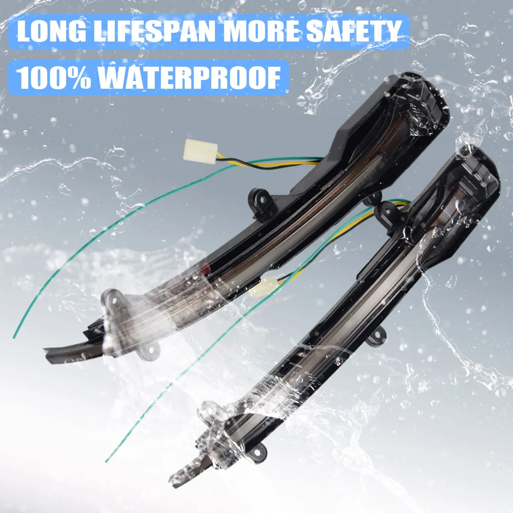 

For Audi Q5 SQ5 8R 2010 2014 2015 2016 2017 Q7 4L SQ7 LED Dynamic Turn Signal Blinker Sequential Side Mirror Indicator Light