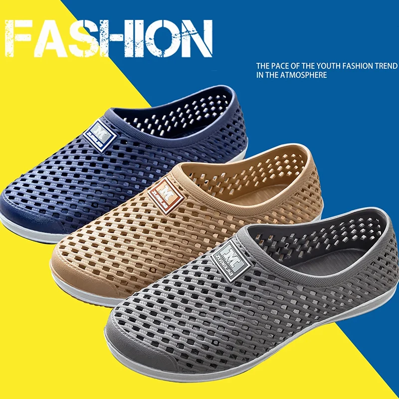 

Сандалии для улицы и сада, легкие Нескользящие, для ванной, пляжные тапки, клоги, для мужчин и женщин, большие размеры