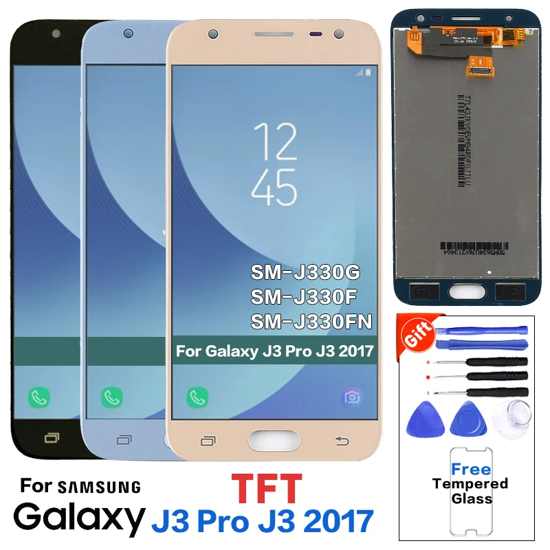 Для Samsung Galaxy J3 2017 J330 ЖК-дисплей кодирующий преобразователь сенсорного экрана в
