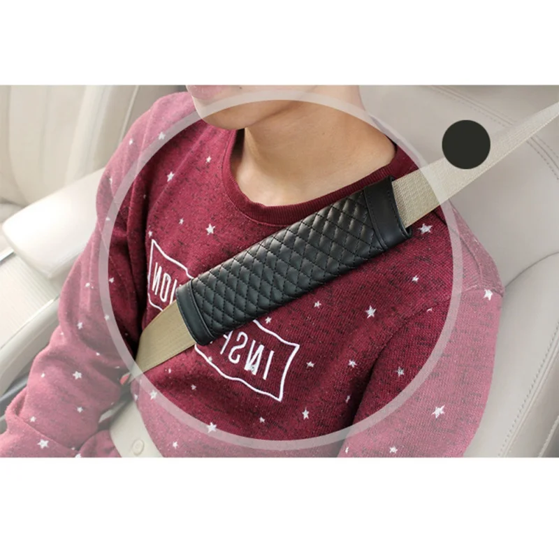 2pcs car road safety Seat Belt Adjuster belt device baby child protector positioner seat cover sticker | Автомобили и мотоциклы