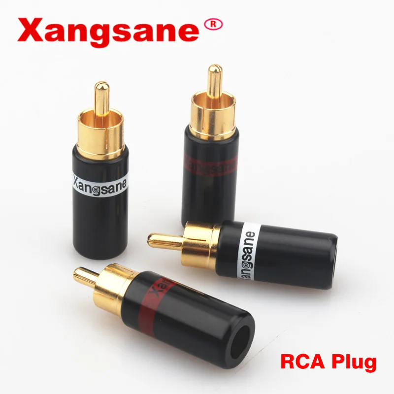 20 шт./50 шт./100 шт. сварочный позолоченный штекер Hi-Fi RCA AV аудио DIY аудиокабель 6 мм |