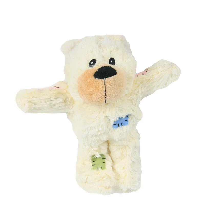Собака Ragdoll пластырь медведь ToyBite моляр зубы звучащая игрушка для собак черная