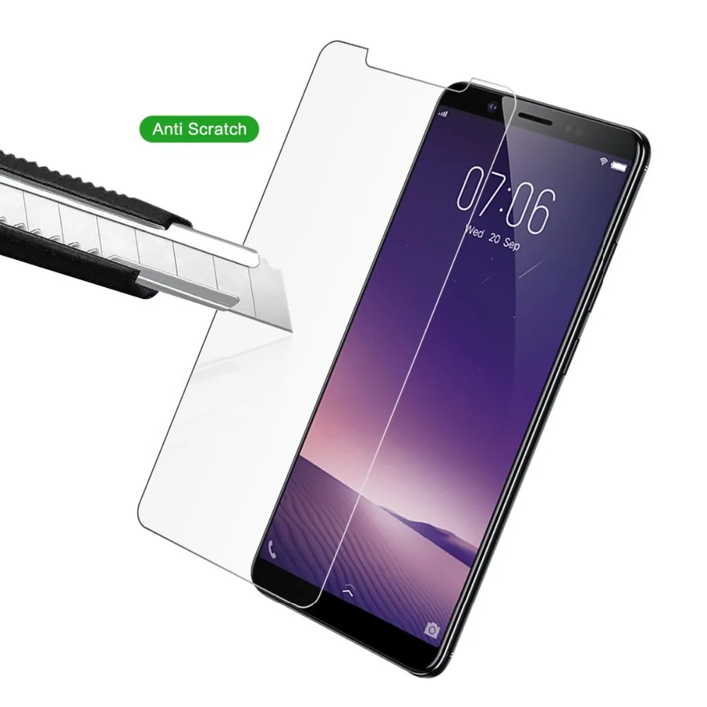 2.5D 9H защитная пленка из закаленного стекла для VIVO V7 мобильный телефон Защита