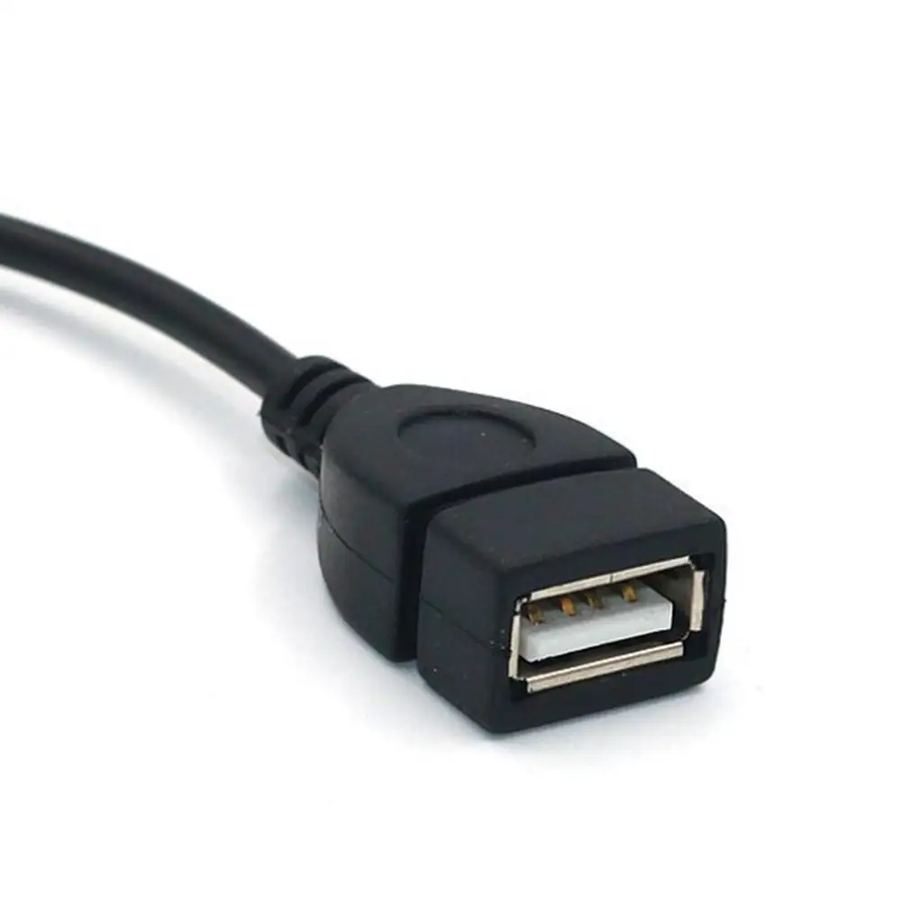 3 5 мм мужской аудио AUX разъем для USB 2 0 Тип A Женский Адаптер конвертера OTG кабель DE08