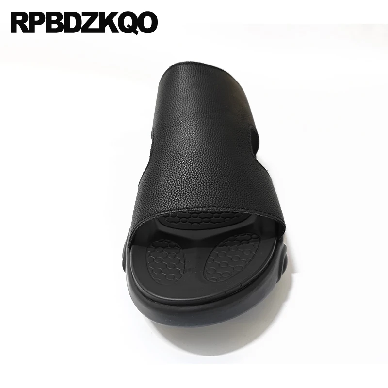 Высокое качество повседневные босоножки без задника с открытыми пальцами