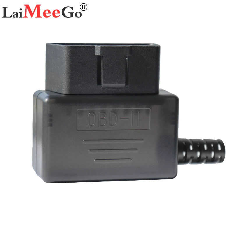 16pin OBD2 Male Connector Plug 90 Degree Right Angle J1962m with Snap Enclosures Diagnostic Cables Tool Car Adapter |