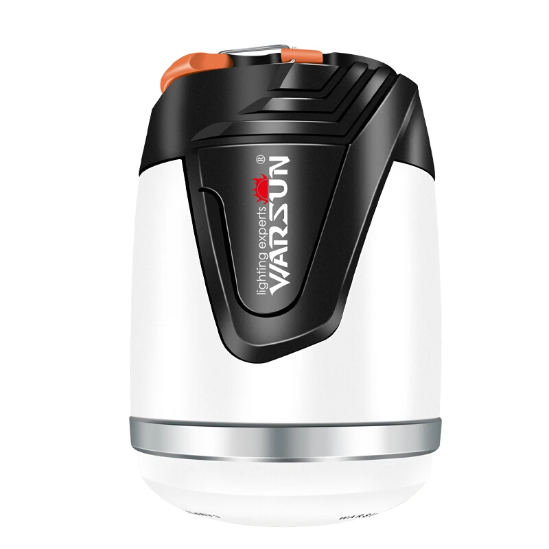 저렴한 Warsun 850 루멘 캠핑 빛 5 모드 LED 방수 여행 휴대용 랜턴 보조베터리 작업 램프 후크