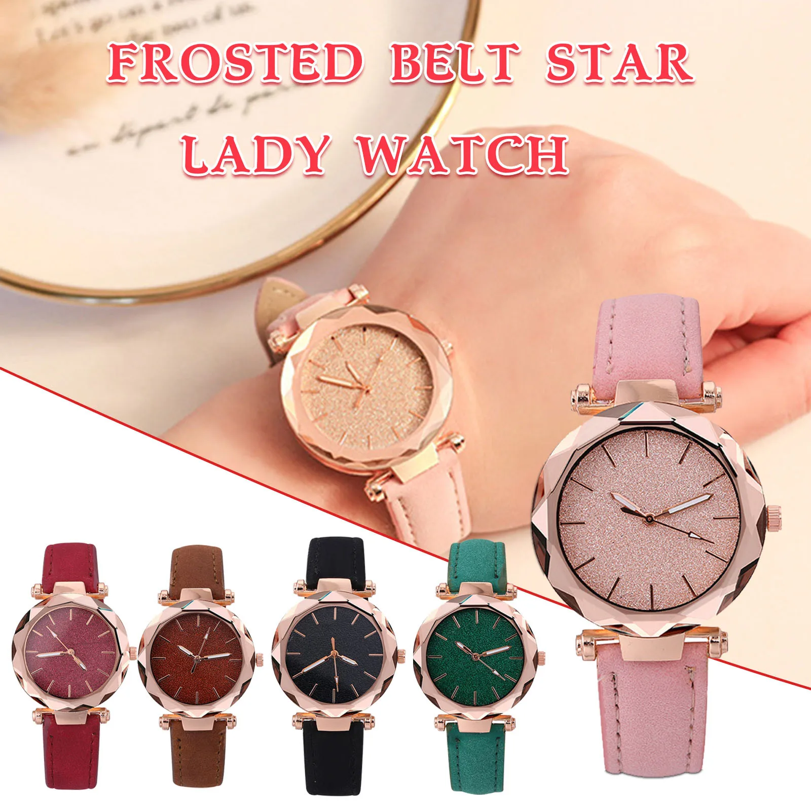 Роскошные брендовые европейские модные часы женские роскошные розовые