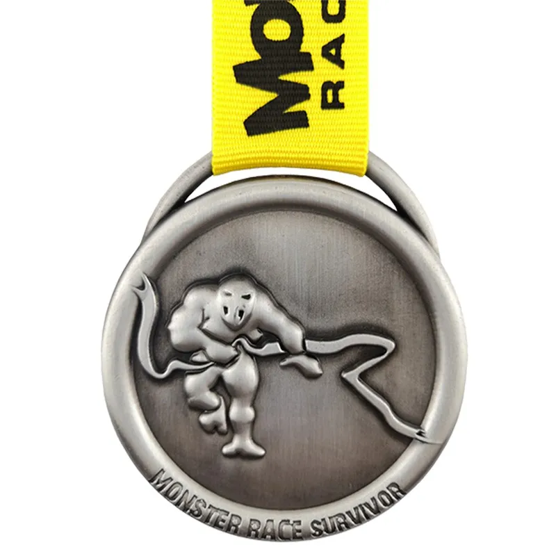 Custom 3D Zinc Alloy Marathon Sports Medal