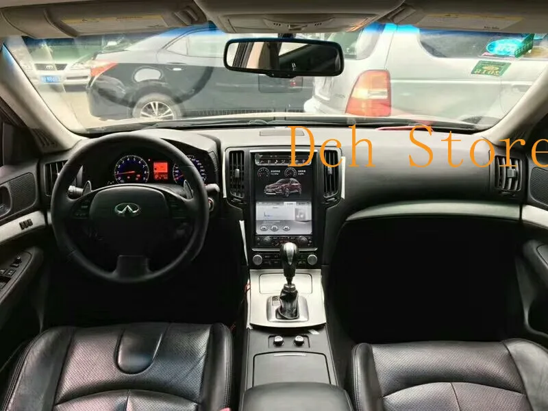 12 1 вертикальный Большой экран tesla стиль Android 9 0 Авто DVD GPS плеер для Infiniti G37 G35 G25 G37S