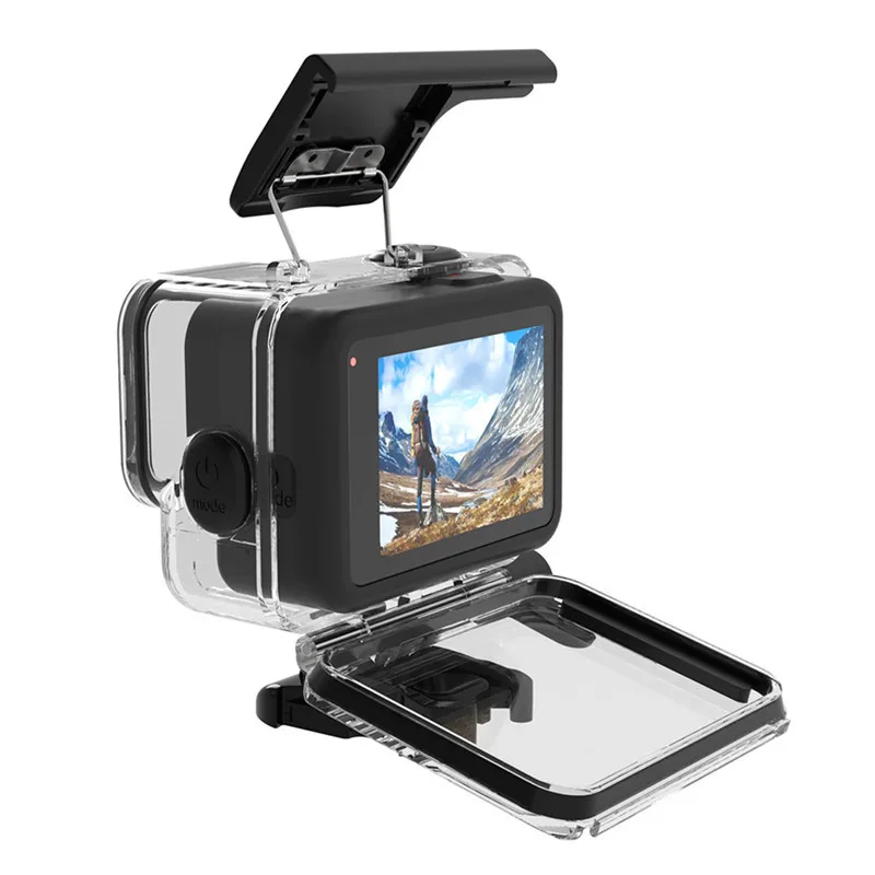 Черный дорожный Чехол для GoPro 8 набор спорта на открытом воздухе протектор экрана