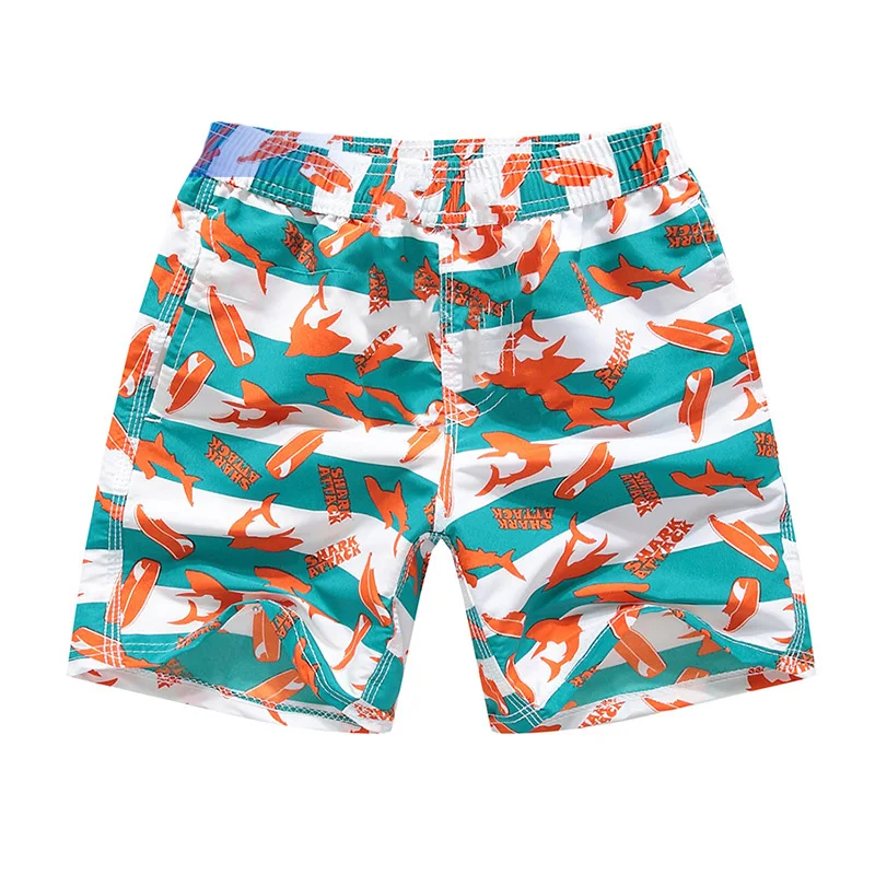 Пляжные шорты для мальчиков быстросохнущие детей повседневные штаны подростков