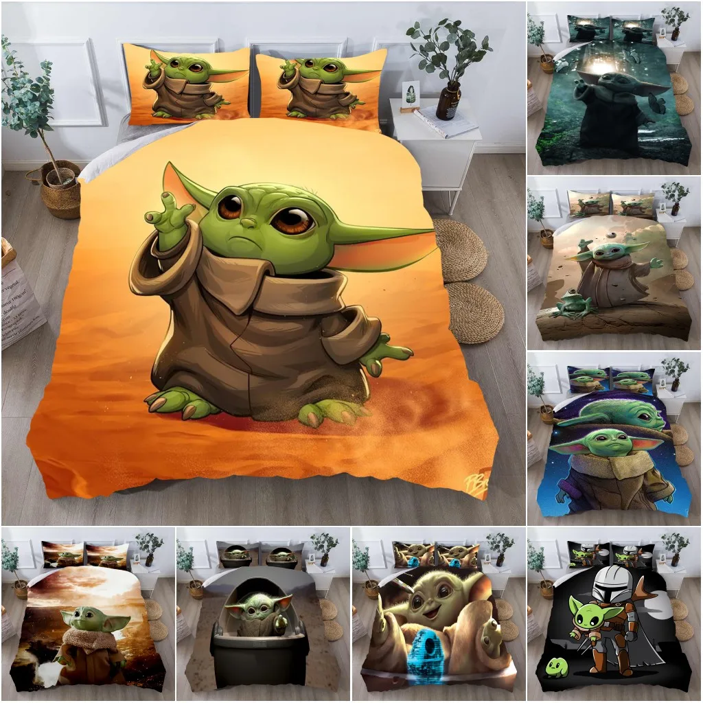 Disney с принтом Звездные войны Детские йода Постельное белье 3D домашний текстиль