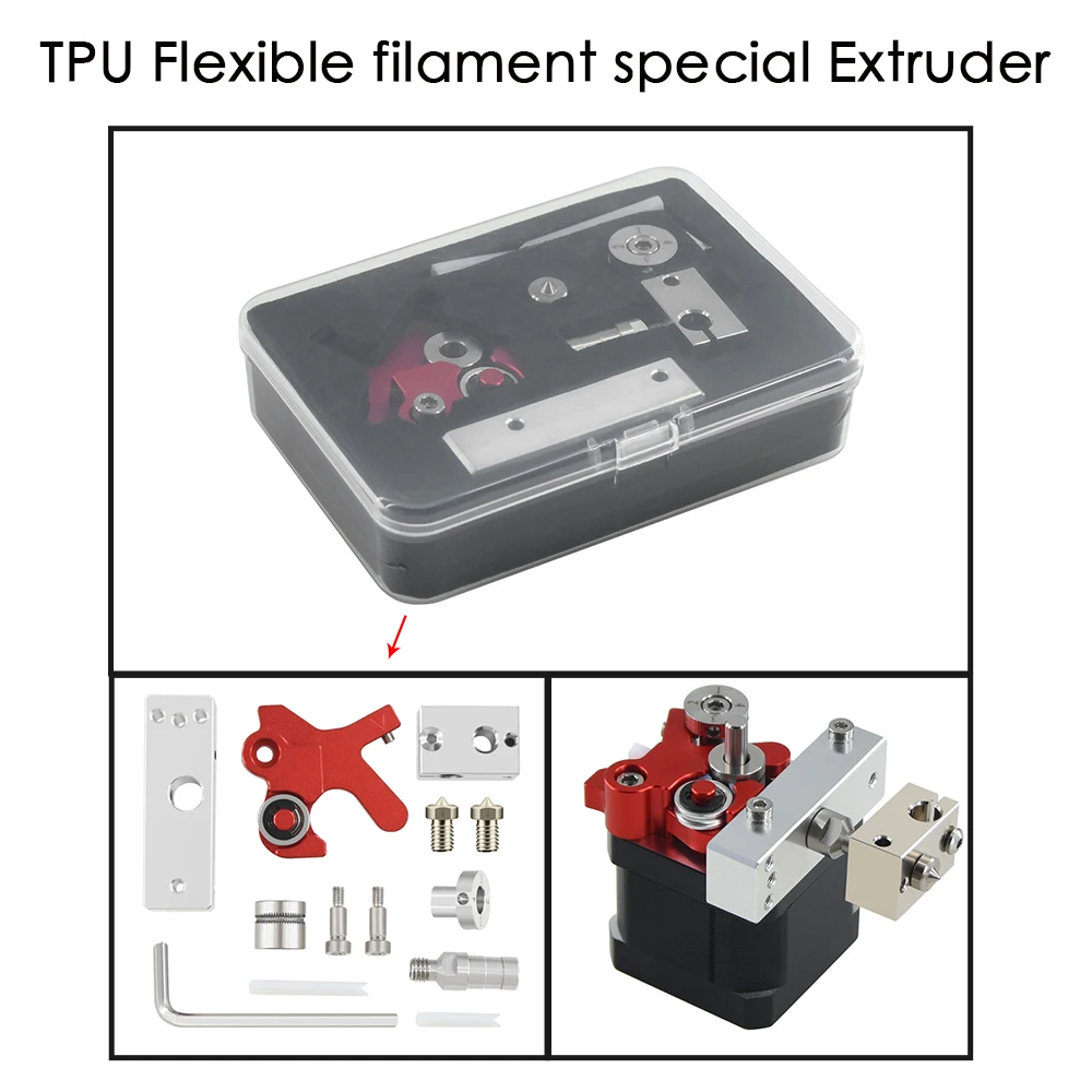 Деталь для 3D принтера из двух деревьев Гибкая нить ТПУ специальный экструдер