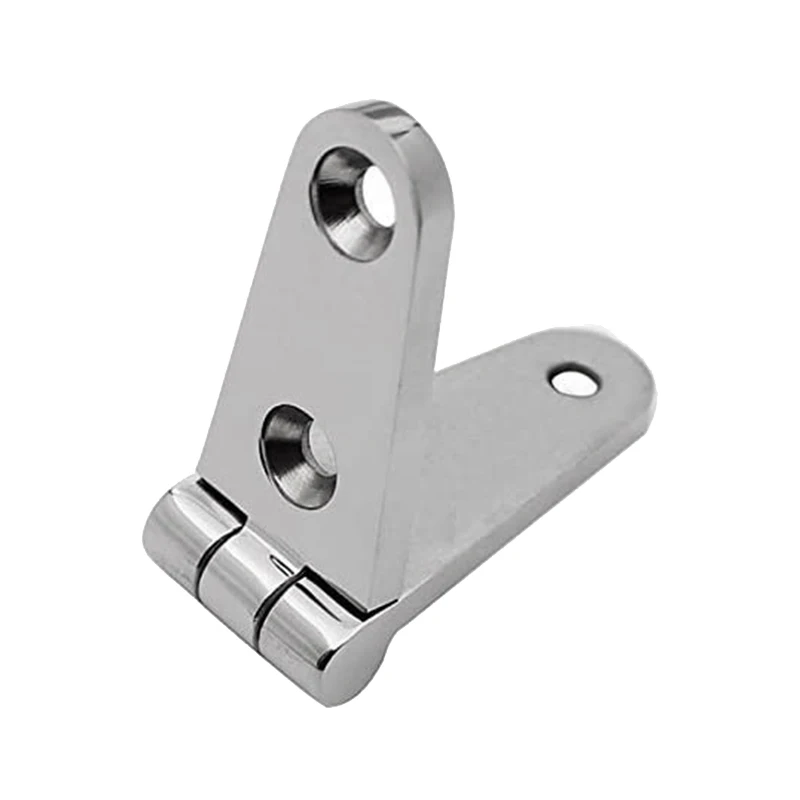 

4Pcs 316 Stainless Steel Marine Boat Strap Hinges with 4 Holes Heavy Duty Mirror Polish Door Strap Hinge Accessories