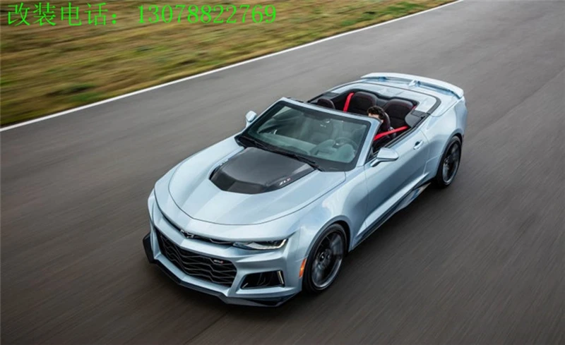 Автомобильные аксессуары ABS пластиковый Неокрашенный цвет задний багажник крыло губы крыша автомобильный спойлер часть для Chevrolet Camaro