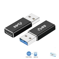 usb 3 1 male to type c female adapter usb a to usb c 3 1 gen 2 converter double sided support 10gbps charging data transmission