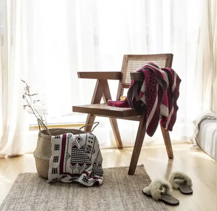 Aggcual new arrive Plaid blanket cotton jacquard Knitted throw sofa cover office lunch break Bedspread Nordic shawl XT52 | Дом и сад