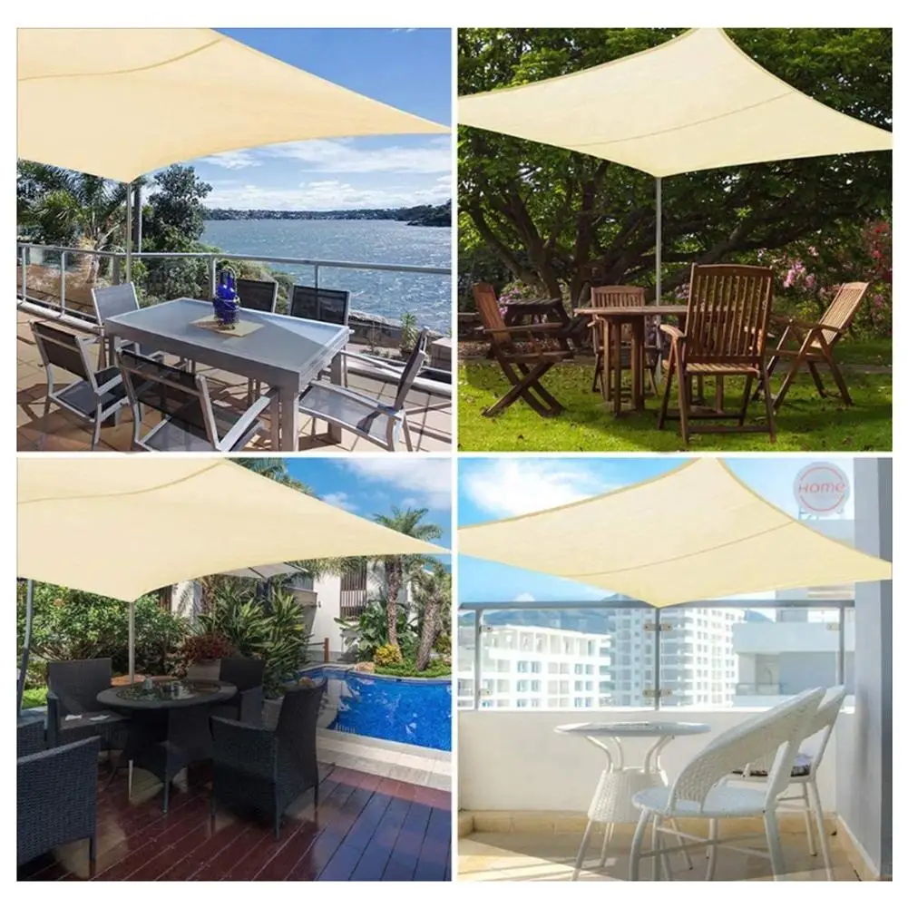 2020 водонепроницаемый 300D песочный квадратный планшетофон для сада террасы навес