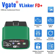Vgate vLinker FD+ ELM327 BT4.0-Wireless FORScan For Ford wifi OBD2 Car Diagnostic OBD 2 Scanner J2534 Auto Tool ELM 327 V1.5