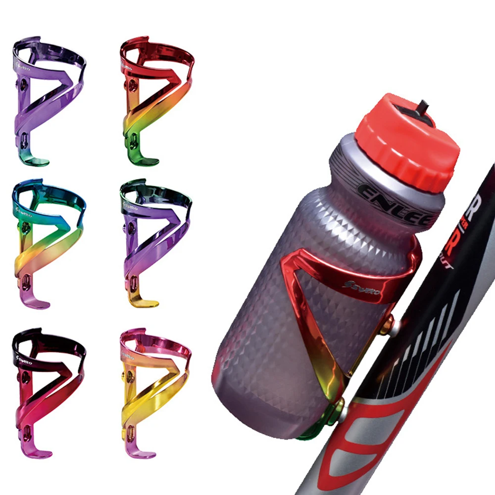 

Super Light Bike Colorful Bottle Cage Cycling Bicycle Drink Water Bottle Rack Holder Mountain Bike Riding Folding Cup Holder