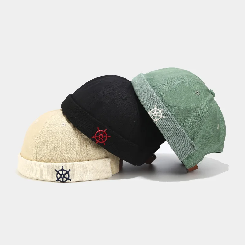 Brimless Hat Street Trend Hip Hop Versatile Spring and Autumn Man Cap Without Visor Men's Caps Beanies Hats Apparel Rap | Аксессуары