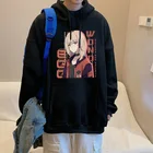 Пуловер женский оверсайз с длинным рукавом, в стиле аниме