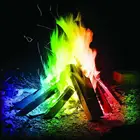 Цветной порошок, разноцветный порошок для пламени, мистическая Радужная плита, огненный безопасный краситель для пламени, уличные мероприятия