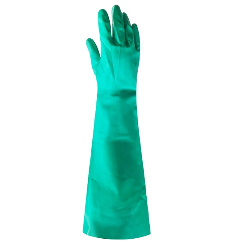 

2021 Multipurpose Long Aquarium Water Change Gloves Shoulder Length Natural Rubber