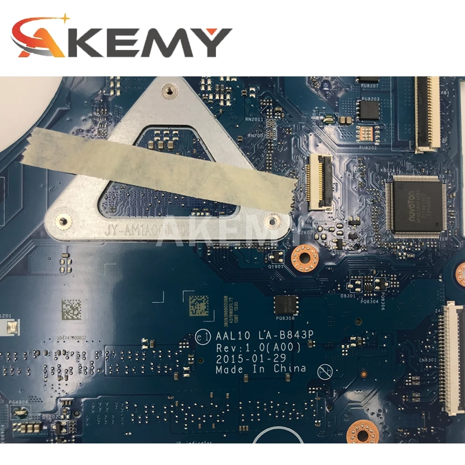 

Akemy NEW CN-0C65T5 C65T5 FOR Dell INSPIRON 5458 5558 5758 Laptop Motherboard AAL10 LA-B843P I3-5010U/i3-5005U mainboard