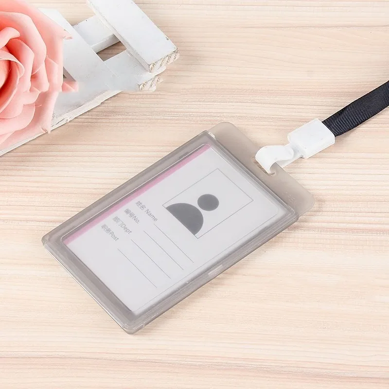 Карамельный цвет работы держатель для карт ID бейдж протектор чехол Крышка