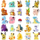 Плюшевые бирки из аниме, Покемон, Пикачу, белка, Бульбазавр, Эви, джигглиффай, кавай, искусственное украшение, игрушка, праздничный подарок для детей