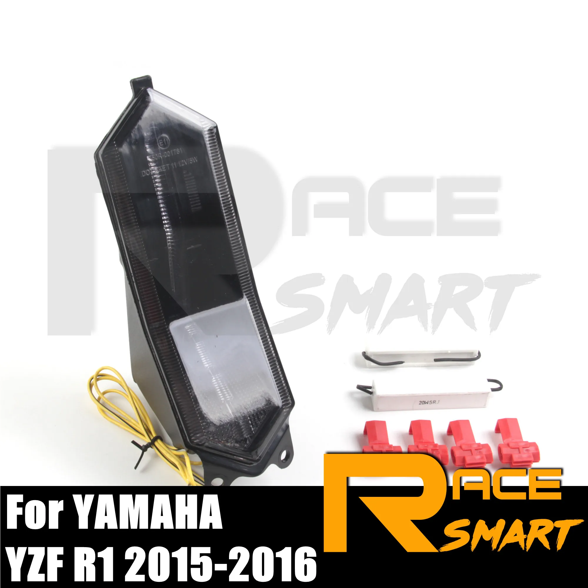 

1 комплект мотоцикл LED Сигналы поворота Стоп-сигнал задний фонарь для YAMAHA YZF R1 2015 2016 YZFR1 YZF-R1 YZFR-1 15 16 очистки дыма