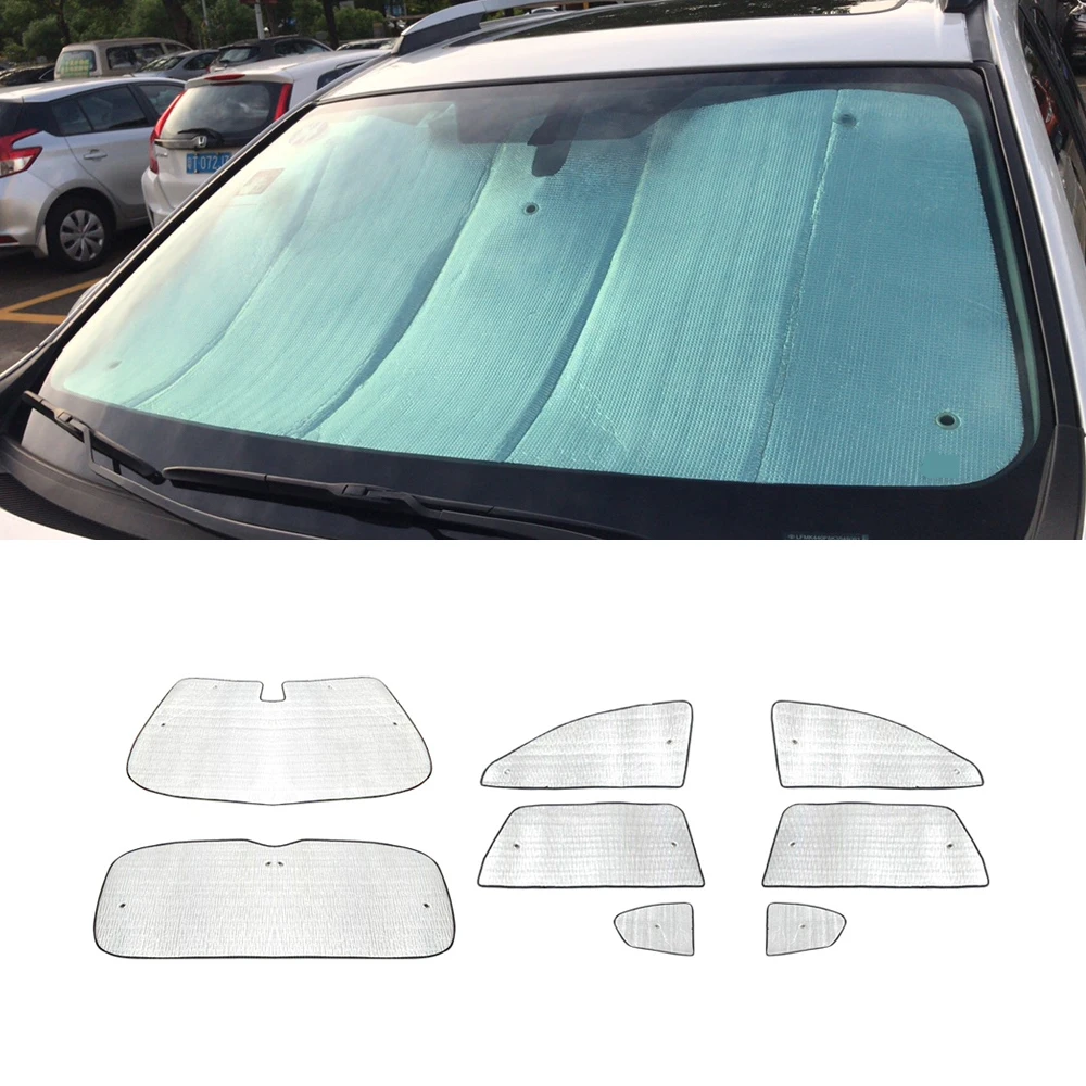 

For Toyota RAV4 XA30 2006-2012 Auto Car Windshield Sunshade UV Shield Cover One Set for Front Side Windows Interior Accessories