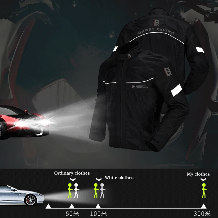 Осенне-зимняя ветрозащитная мотоциклетная куртка с защитой от холода Защитное