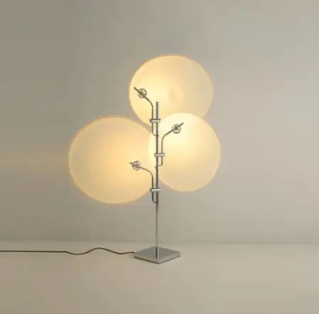

Minimalist creative LED light shadow floor lamp living room sofa lamp Italian art projection sunset designer floor lamp
