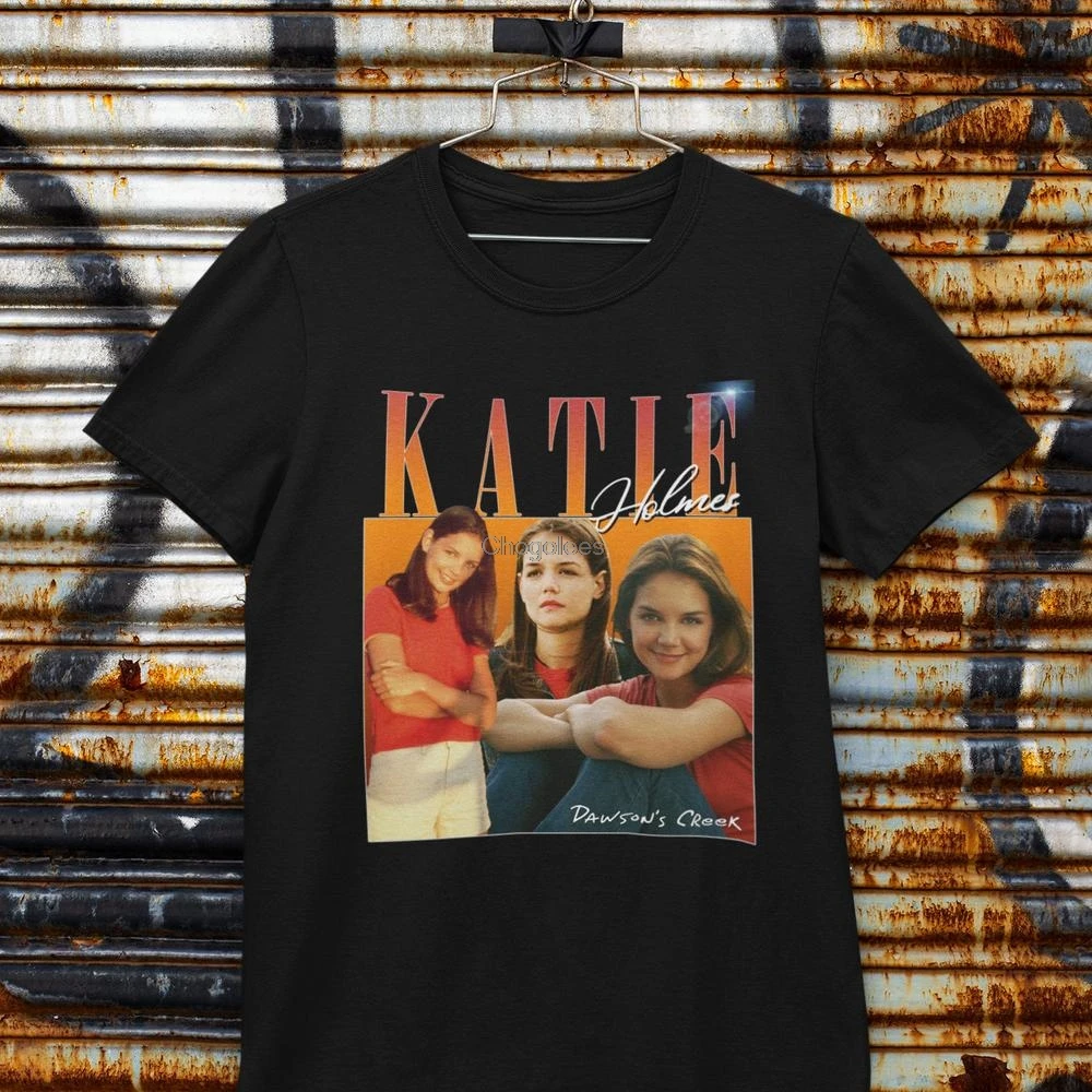 Винтажная Футболка с принтом Кэти Холмс Доусон крик ТВ сериал | Мужская одежда