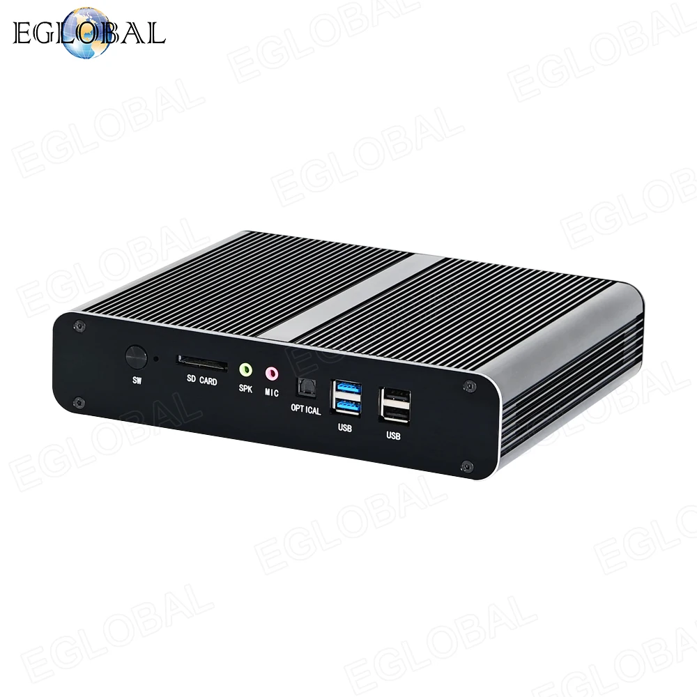 Мини-ПК Eglobal 10-го поколения игровой настольный компьютер Intel Core i7 1065G7 i5 1035G4 2 слота