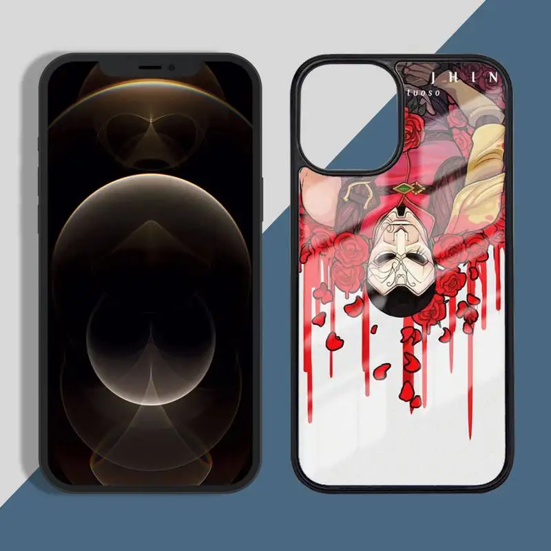 

Lol The Virtuoso Khada Jhin Phone Case PC for iPhone 11 12 pro XS MAX 8 7 6 6S Plus X 5S SE 2020 XR