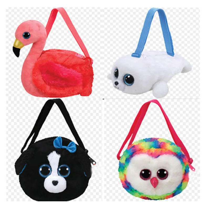 

Ty Beanie Big Eyes Sequin Satchel Collection Owl Color Poodle Dog Unicorn Flamingo Seal Husky Cat Girl Backpack Birthday Gift