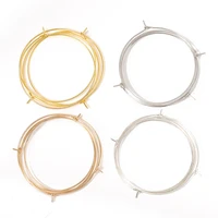 20pcs stainless steel hoop earrings findings big circle wire hoops loop earrings for diy dangle earring jewelry making supplies
