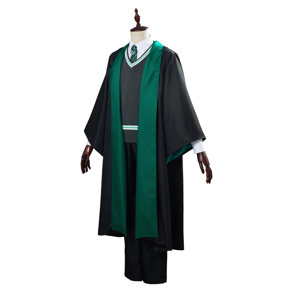 Школьная форма костюм Слизерина для косплея накидки костюмы на Хэллоуин