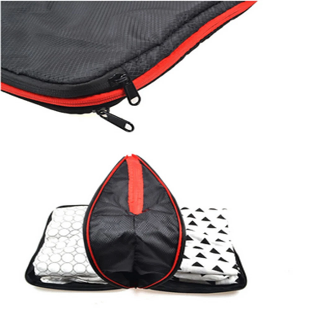 

3PCS Travel Compressed Bag Storage Bag Zipper Travel Waterproof Set Waterproof Clothing Washing Bag