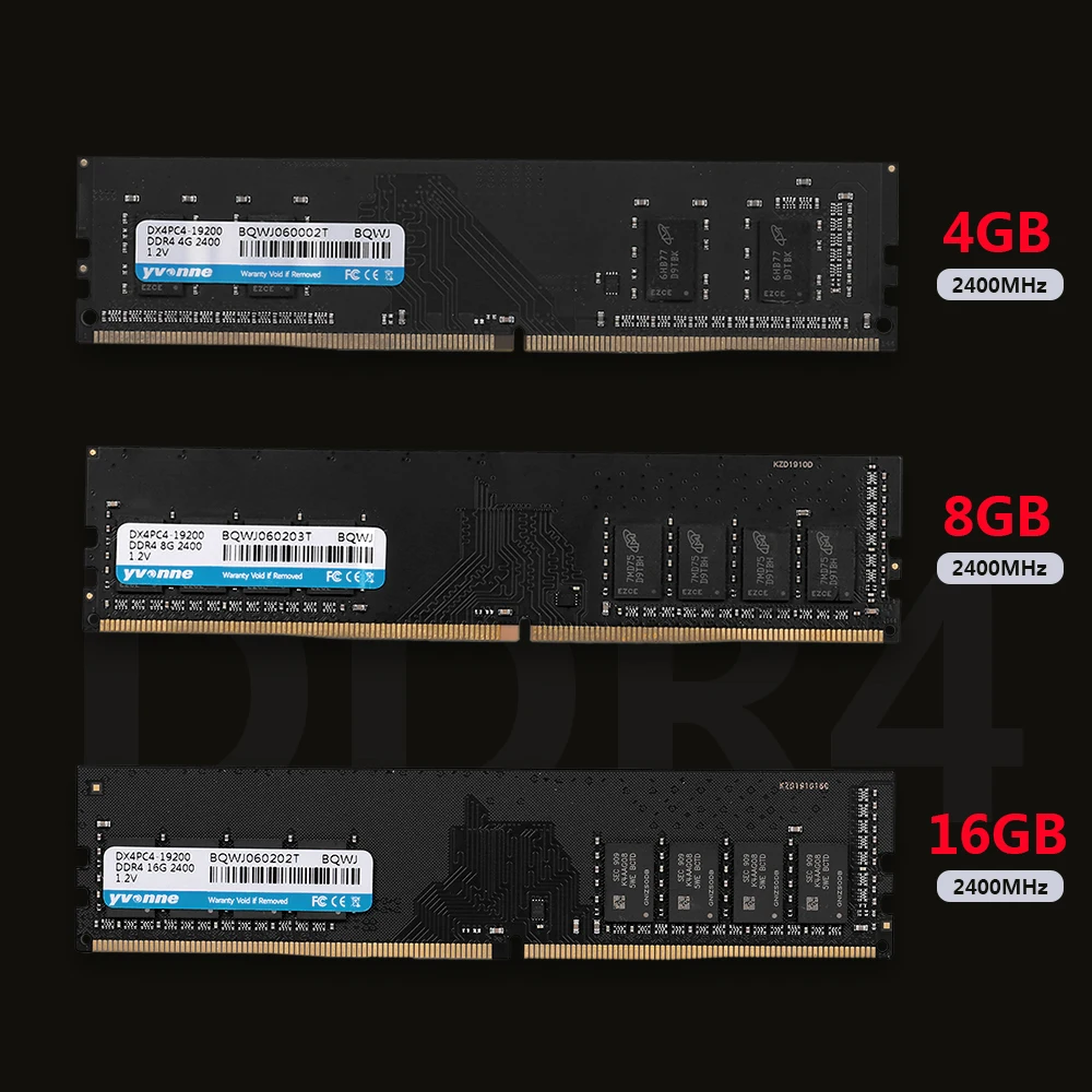 Yvonne DDR4 2666 МГц 2400 ОЗУ 1 2 В память для настольного ПК с низким энергопотреблением